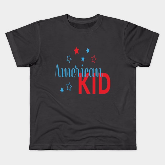 american kid happy halloween Kids T-Shirt by SeFOne-one